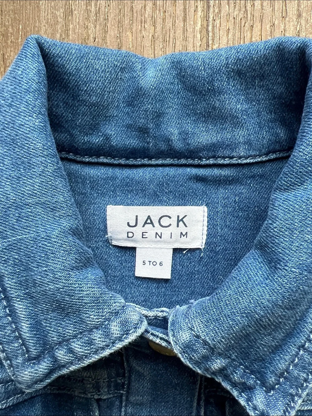 EUC Janie and Jack Denim Puff Sleeve Jacket